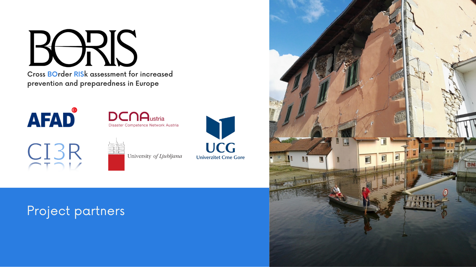 BORIS EU project project partners